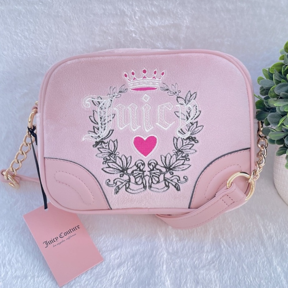 Juicy Couture Velour Heritage Crossbody Bag